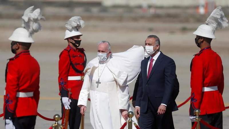 پوپ کے پوری سلامتی کے ساتھ عراق پہنچنے کا سہرا شہید سلیمانی کے سر ہے: امیر عبداللہیان