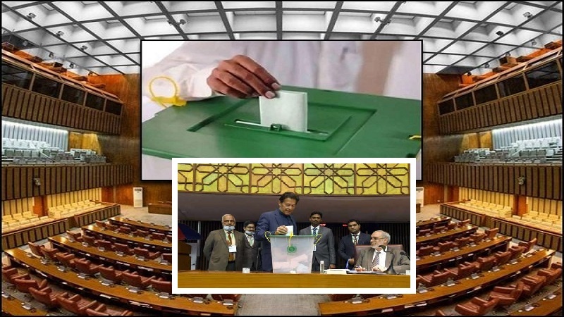 پاکستان سینیٹ کے انتحابات کے لیے پولنگ 