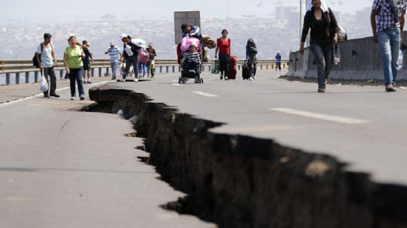 چلی، سانتاکروز میں 5.2 شدت کا زلزلہ