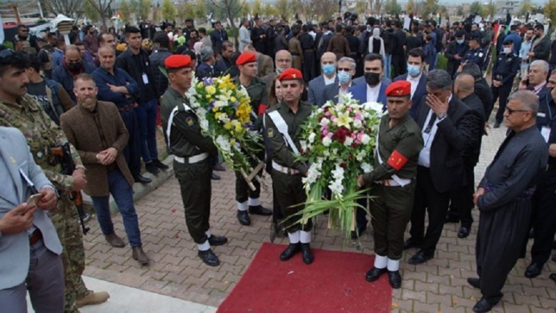 Serkonsûlê Îranê li Silêmaniyeya Herêma Kurdistanê di salvegera karesata Helebçeyê da çû vî bajarî