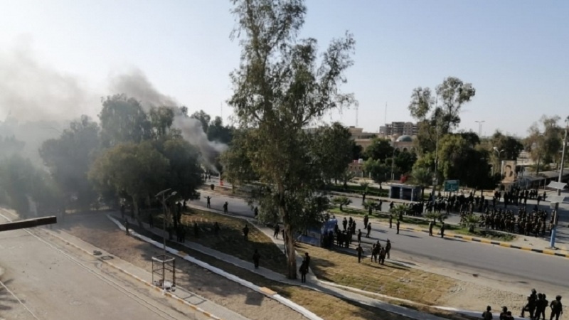 Li Necefê alozî di navbera hêzên ewlehiyê û xwepêşanderan derket