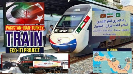  اسلام آباد  تہران استنبول مال بردار ٹرین کا افتتاح 