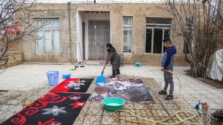  خاوێن کردنەوەی نێو ماڵ له سەروبەندی نەورۆز، داب و نەریتی کۆنی ئێرانیەکان