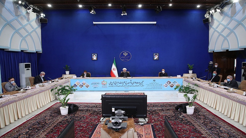 خلیج فارس کے پانی کی منتقلی کا منصوبہ بہت عظیم ہے، صدر مملکت ڈاکٹر حسن روحانی