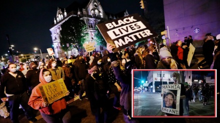 امریکہ میں سیاہ فام لڑکی کے قتل پر احتجاج  