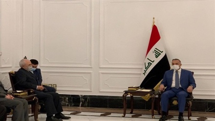  ایران کے وزیر خارجہ کی عراق کے وزیر اعظم سے ملاقات