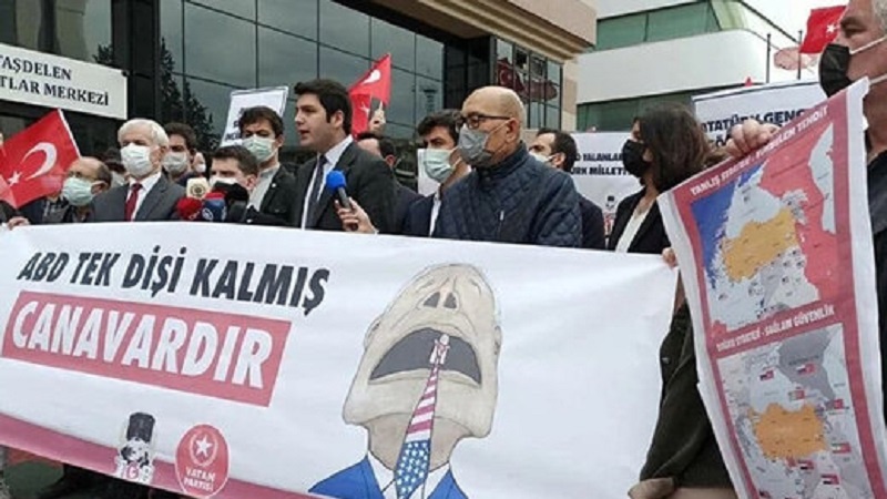 خۆپیشاندانی دژی بنکە سەربازییەکانی ئەمریکا لە تورکیا