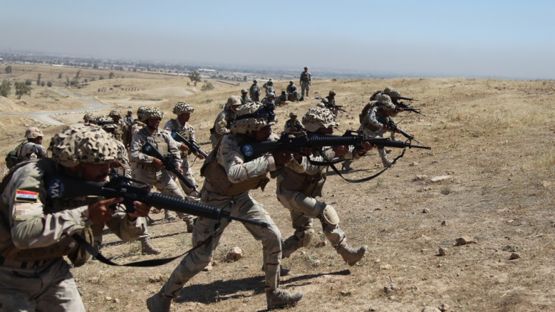 شمالی و مغربی عراق میں فوج کا  آپریشن جاری 