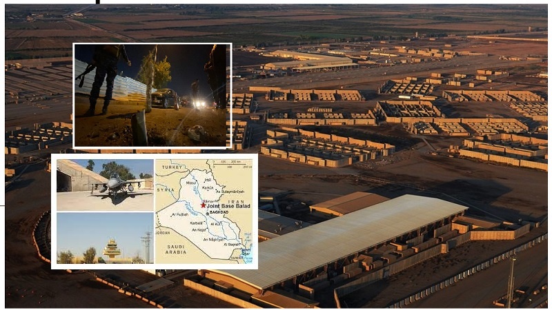 عراق میں امریکی فوج کے اڈے پر ڈرون حملہ 