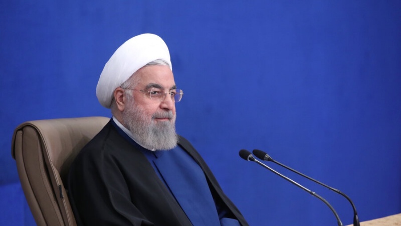 Ruhani: İranın Vyana müzakirələrindəki güclü iştiraki, düşmənlərin maksimum  təzyiqinin uğursuz qalmasının bir işarəsidir