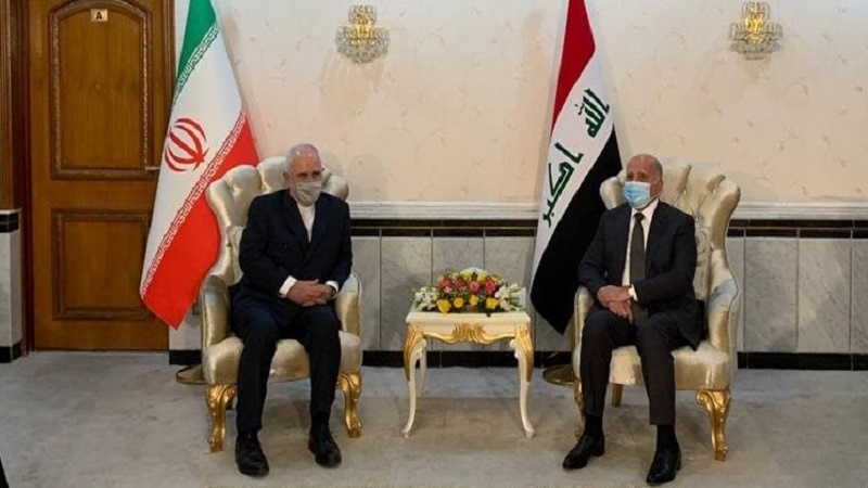 ایران کے وزیر خارجہ کی اپنے عراقی ہم منصب سے ملاقات 