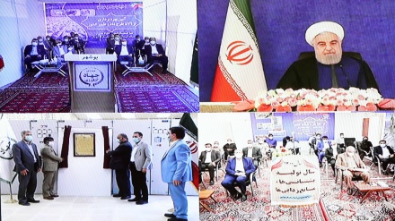 دباؤ اور پابندیاں ملت ایران کی پیشرفت  نہیں روک سکتیں : صدر حسن روحانی 