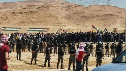 سیکڑوں اردنی فلسطین میں داخل ہو گئے۔ ویڈیو