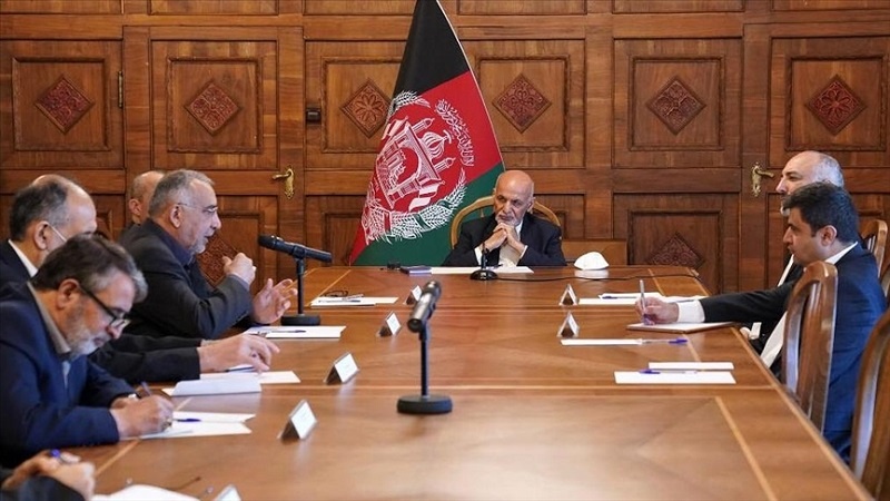 افغان صدر سے ایرانی عہدیدار کی ملاقات