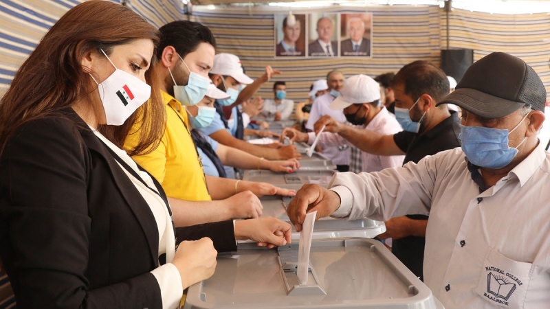 شام میں ووٹنگ کے بعد ووٹوں کی گنتی شروع