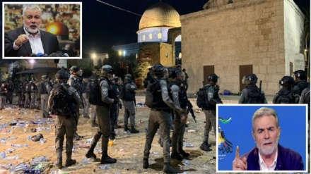 مسجد الاقصی پر صیہونیوں کا حملہ، فلسطینی گروہوں کا انتباہ +  ویڈیوز