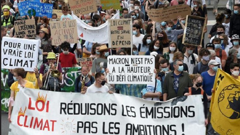 فرانس میں آلودگی اور موسمیاتی تبدیلیوں کا مسئلہ