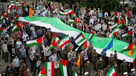 قم میں غزہ کی جنگ میں استقامتی محاذ کی پر وقار کامیابی کا جشن