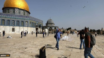 مسجد الاقصیٰ کی ہتک حرمت کے بعد فلسطینی خاتون کا مرثیہ