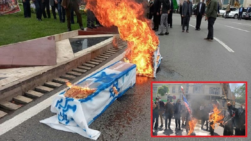 ایران سمیت دنیا کے مختلف ممالک میں خود جوش طریقے سے عالمی یوم القدس کا اجتماع اور ریلیاں ؛ اسرائیلی تابوت نذر آتش 