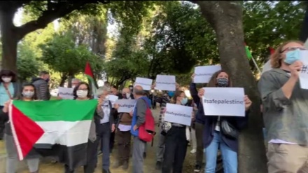 İtaliyada anti-sionist aksiya keçirilib PKG 
