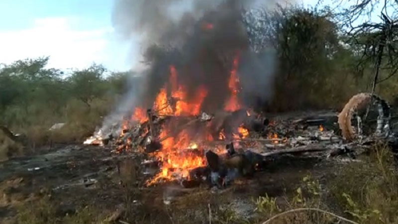 کینیا میں فوجی ہیلی کاپٹر گر کر تباہ 23 فوجی ہلاک و زخمی