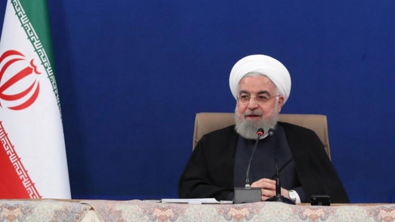ملت ایران دشمنوں کے خلاف جنگ میں کامیاب ہے: صدر حسن روحانی 