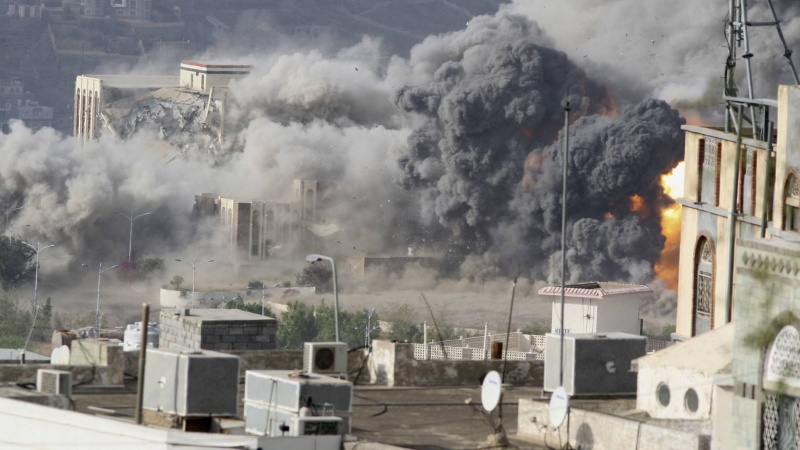 یمن کے صوبے مآرب پر سعودی اتحاد کے حملے