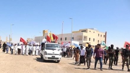  Şêniyên Dêrazorê êrişên Tirkiyê yên li dijî Bakur û Rojhilatê Sûriyê şermezar kirin