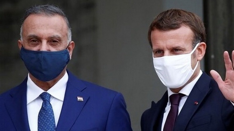 Macron ji bo beşdariya li konferana herêmî ya li Bexdaya  serdana Iraqê dike 