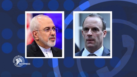 ایران کے وزیر خارجہ کی اپنے برطانوی ہم منصب سے گفتگو 