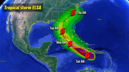 امریکی ریاست فلوریڈا میں طوفان کے پیش نظر ہنگامی حالت کا اعلان 