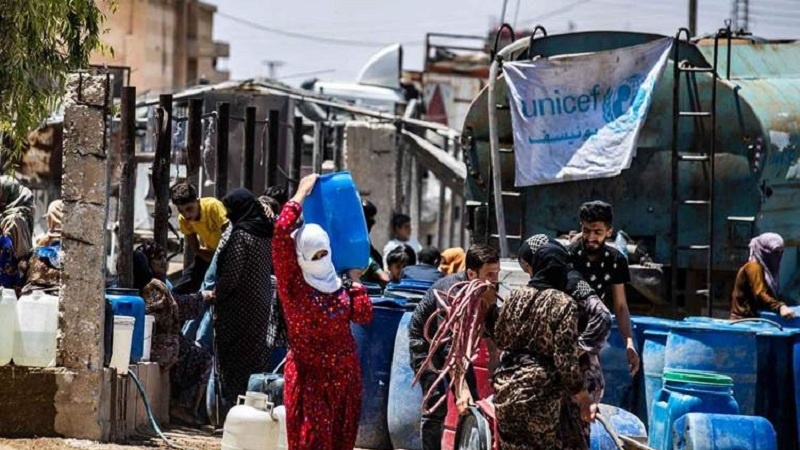 UNICEFê têkildarî qutkirina avê li ser Hesekê hişyarî da 