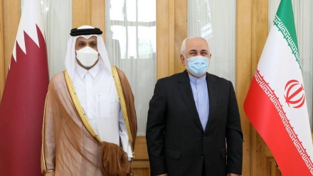 تہران میں ایران و قطر کے وزرائے خارجہ کی ملاقات