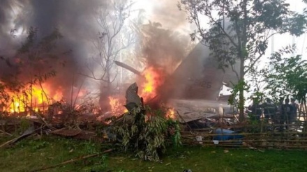 فلپائن میں فوجی طیارہ تباہ، ہلاکتیں 45 ہو گئیں