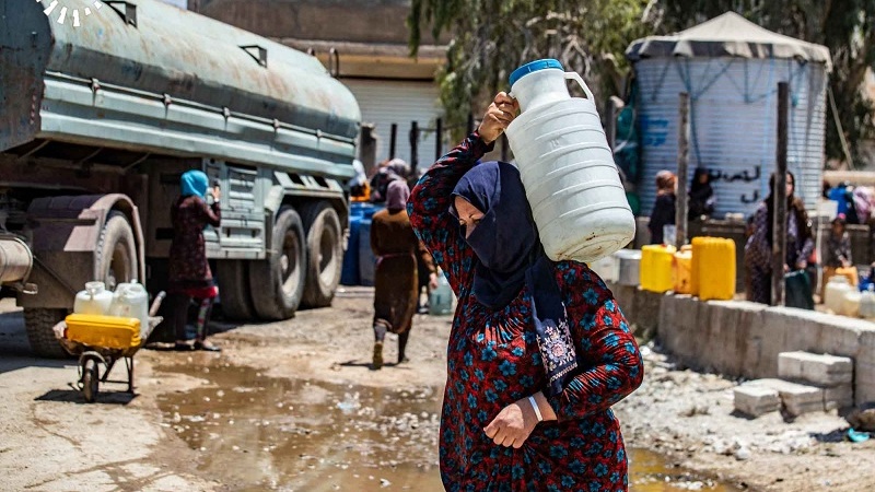 Xelkê Hesekê yê rojhilatê Sûriyê ji bê aviyê dinalîne