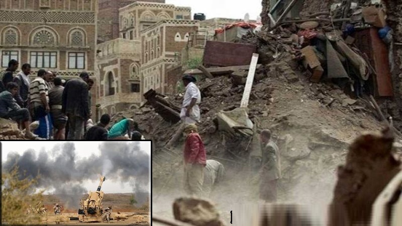 سعودی اتحاد کی وحشیانہ بمباری، 2 یمنی شہید