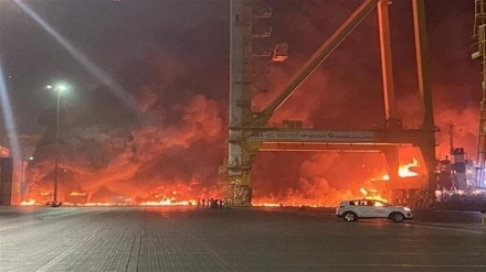 Ogromna eksplozija u luci u Dubaiju