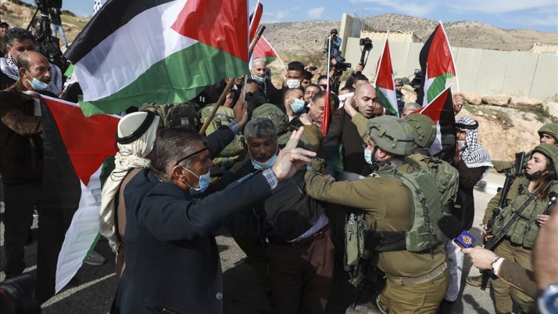 صیہونی فوجیوں کی جارحیت، درجنوں فلسطینی زخمی