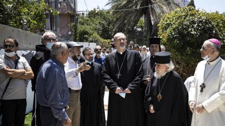 Posjeta podrške kršćanskog svećenstva Palestincima u Sheikh Jarrahu