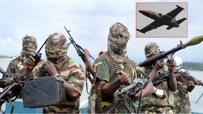 نائجیریا، ڈاکوؤں نے فوجی طیارہ مار گرایا