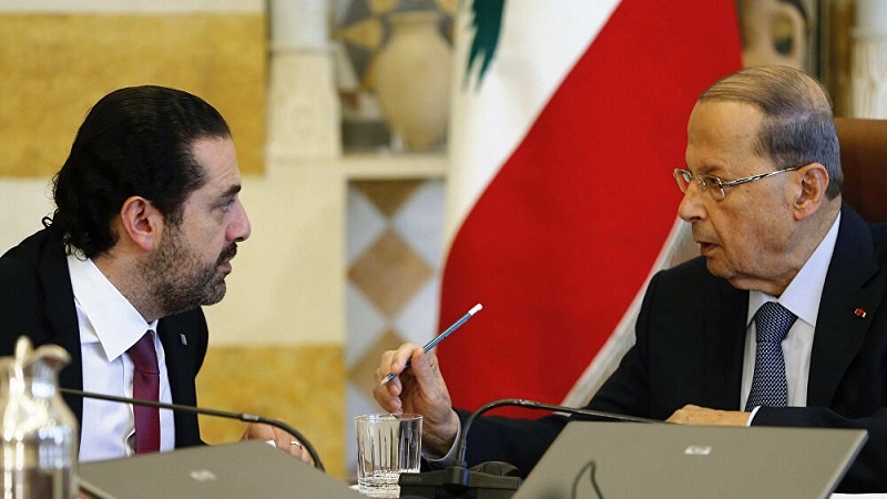 Saad Hariri (lijevo) i Michel Aoun (desno)