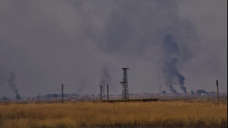 Dewleta Tirkiyê gundên Şera û Şehbayê yên Sûriyê bombebaran kirin