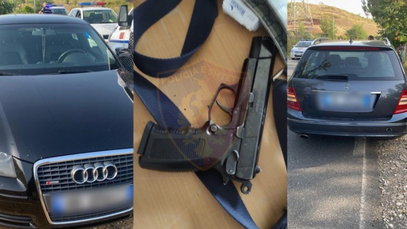 Kërcënoi policinë me pistoletë imituese, arrestohet bashkë më vëllain e tij 31-vjeçari