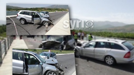 Përplasje e frikshme e mjeteve në rrugën e Arbrit, plagosen dy shoferë