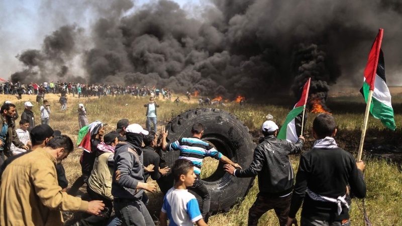 Dhjetëra palestinezë u plagosën pranë kufirit me Gazën