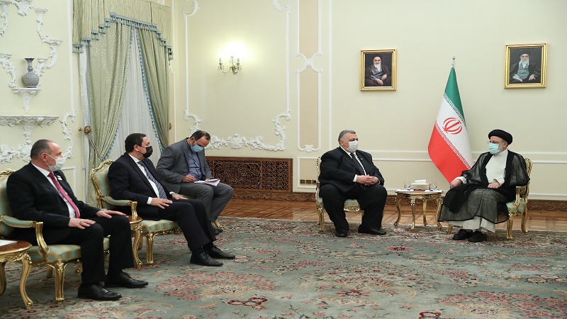 شام کے پارلیمانی وفد کی صدر ڈآکٹر ابراہیم رئیسی سے ملاقات