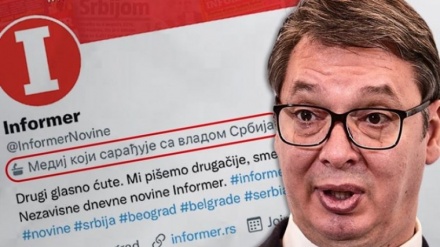 Twitter etiketoi mediat serbe si pro-qeveritare, Vuçiç kritika të ashpra rrjetit social