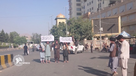 افغانستان کی سڑکوں پر طالبان کی گشت+ ویڈیو