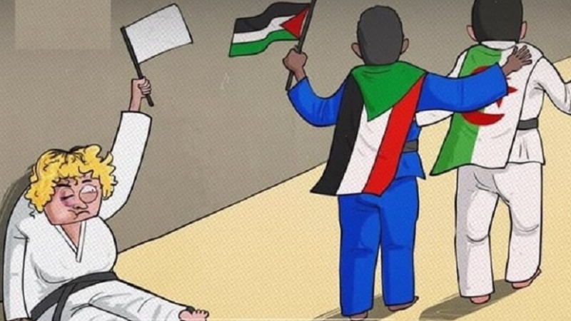 سعودی کھلاڑی کی فلسطین سے غداری، الجزائر کی کھلاڑی فابل تعریف، فلسطینی کارٹونسٹ سعودی شہریوں کے غصے کا شکار ہو گیا